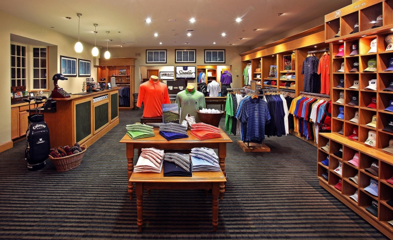 View of golf course pro shop
